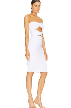 Strapless Cut Out Dress