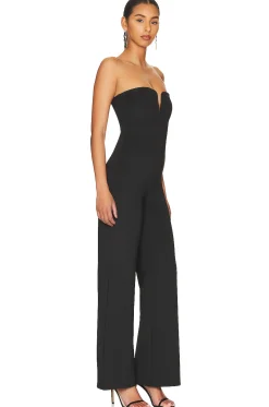 Strapless V Scuba Jumpsuit