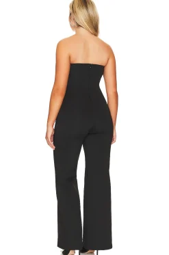 Strapless V Scuba Jumpsuit