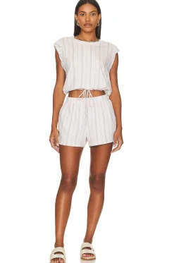 Stripe Pull On Short