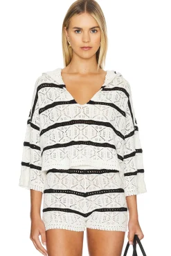 Striped Diamond Eyes Hoodie