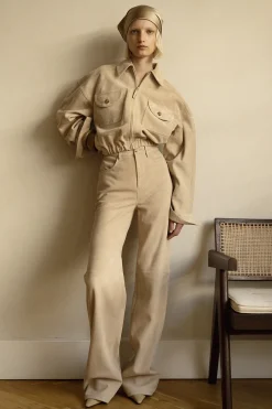 Suede 5 Pocket Pants