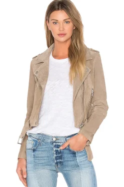 Suede Moto Jacket