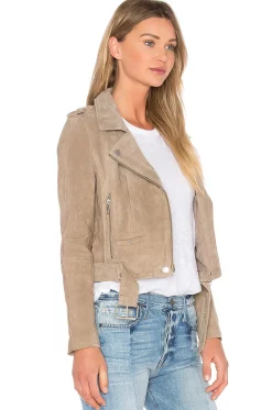 Suede Moto Jacket