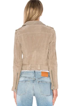 Suede Moto Jacket