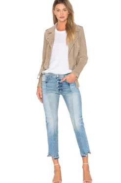Suede Moto Jacket