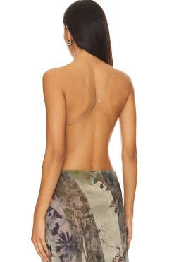 Super Cowl Neck Top With Straps