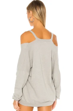 Swanson Long Sleeve Cutout V Neck Pullover