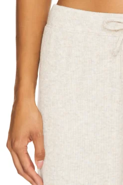 Sweater Rib Straight Leg Pant