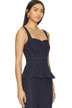 Sweetheart Seamed Top