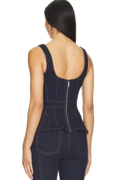 Sweetheart Seamed Top