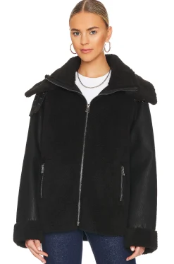 Symbiosis Faux Fur Jacket