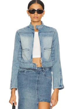 Take A Trip Cropped Racing Jacket