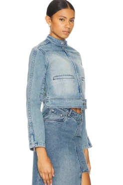 Take A Trip Cropped Racing Jacket