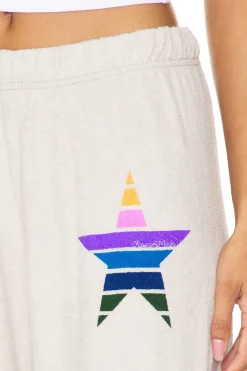 Tanzy Boyfriend Sweatpant Color Stripe Star