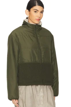 Tasha Reversible Puffer Sherpa Jacket