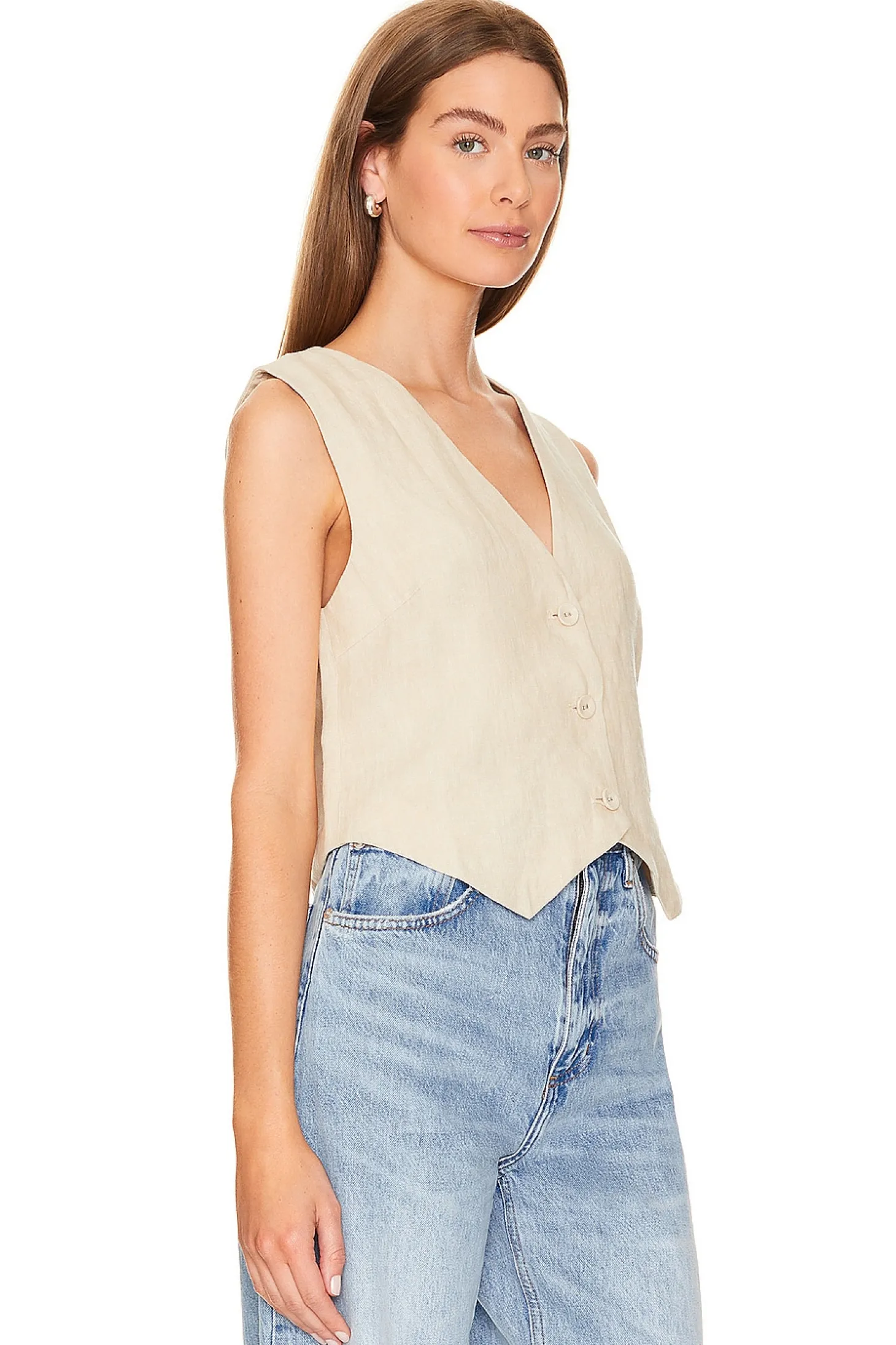 Tashi Linen Vest