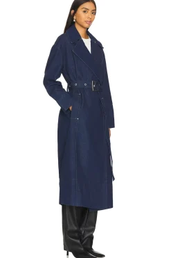 Tate Denim Trench Coat
