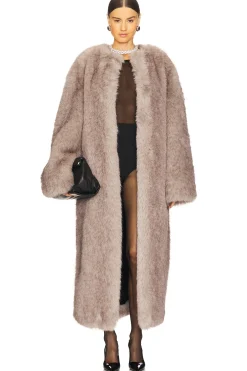 Taylor Faux Fur Maxi Coat