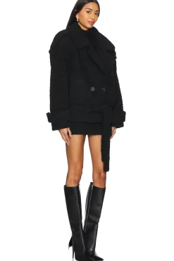 Teddy Belt-detailed Coat