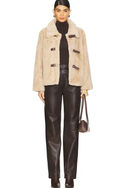 Tegan Faux Fur Coat