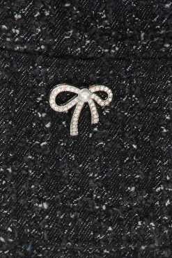 Textured Denim Jacket