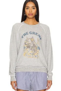 The College Sweatshirt With Rodeo Graphic