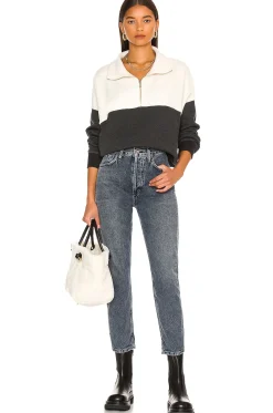 The Colorblock Fleece Half-Zip Pullover