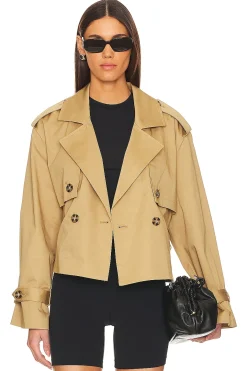 The Cropped Charles Trench Coat