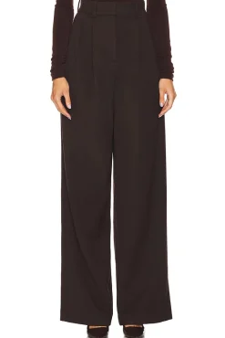 The High Waist Pleated Plaid Trouser