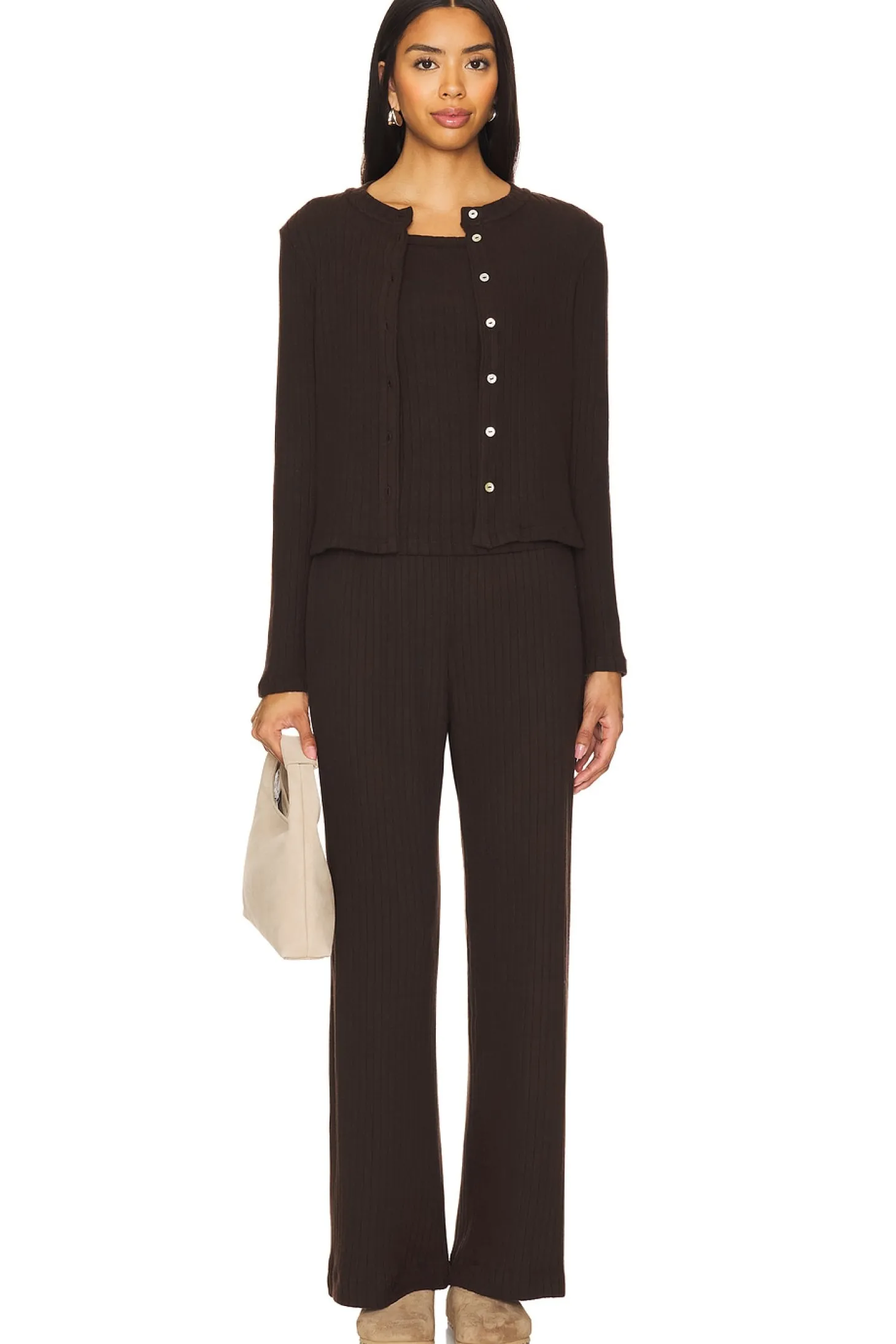 The Sweater Rib Simple Pant