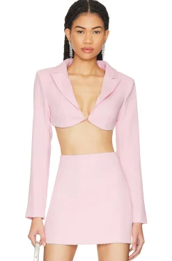 Tia Embellished Cropped Blazer