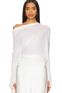 Tissue Cashmere Slouch Sweater