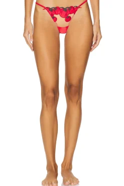 Tomato Embroidery G-string