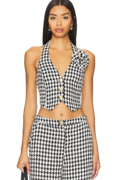 Tweed Halter Top