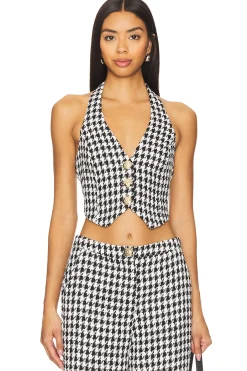 Tweed Halter Top