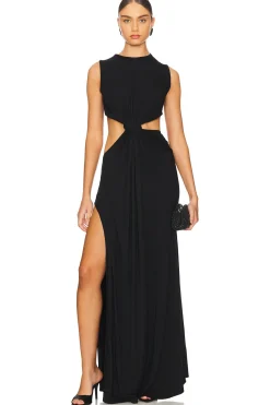 Twisted Cutout Maxi Dress