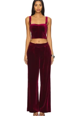 Velvet Crop Top