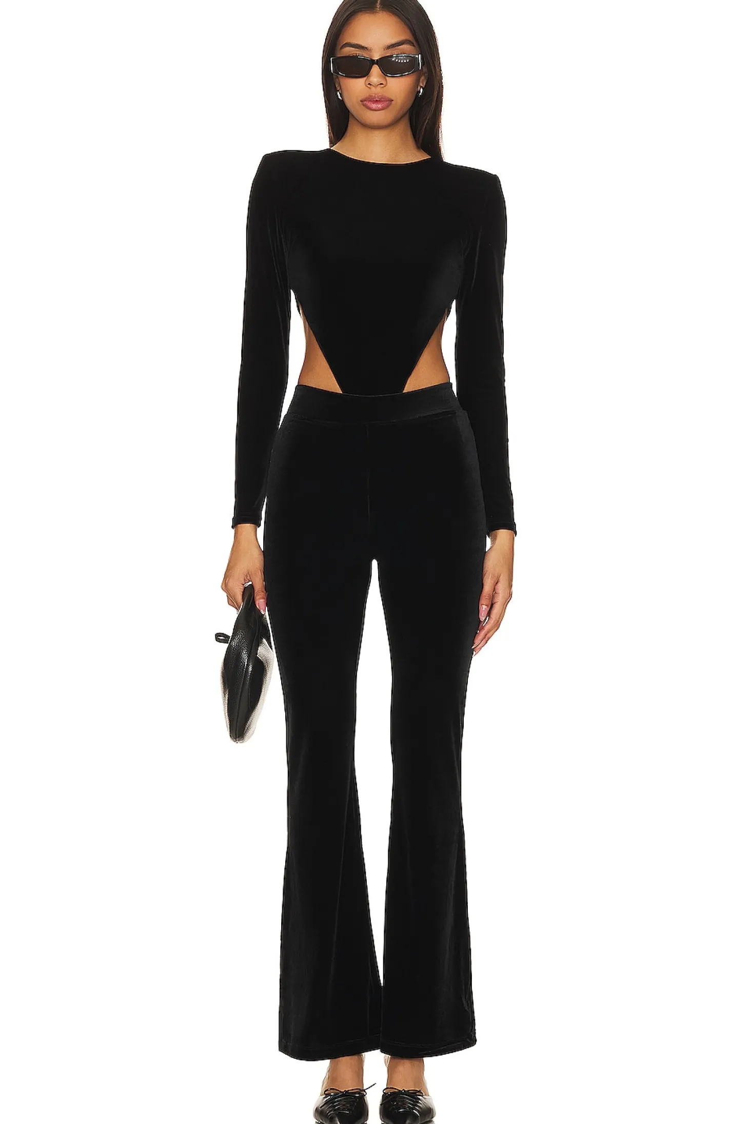 Velvet Flare Legging