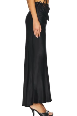 Vine Flowers Long Skirt