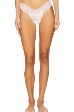 Violet Lace Thong 3 Pack