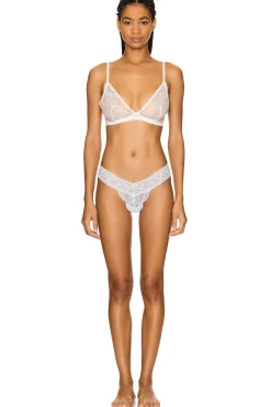 Violet Lace Thong 2 Pack