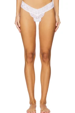 Violet Lace Thong Bride