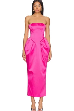 Voluminous Midi Dress