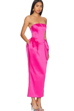 Voluminous Midi Dress