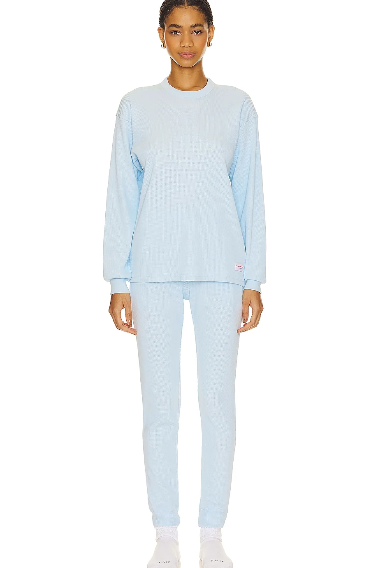 Waffle Crew Neck Longsleeve