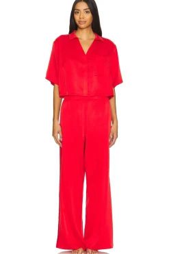 Washable Silk High Rise Pant Set