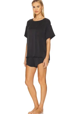 Washable Silk Tee Set