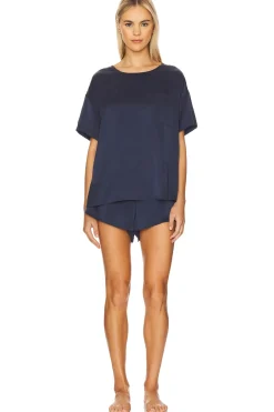 Washable Silk Tee Set