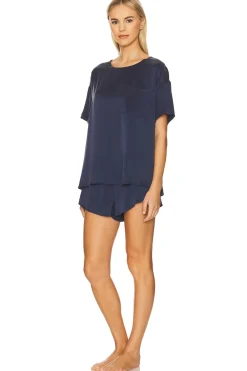 Washable Silk Tee Set